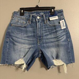 Old Navy Denim Jean Shorts High Rise  Womens Size 2 Summer Casual NWT NEW